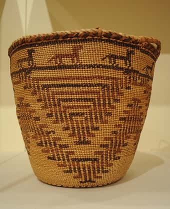 Skokomish twined basket